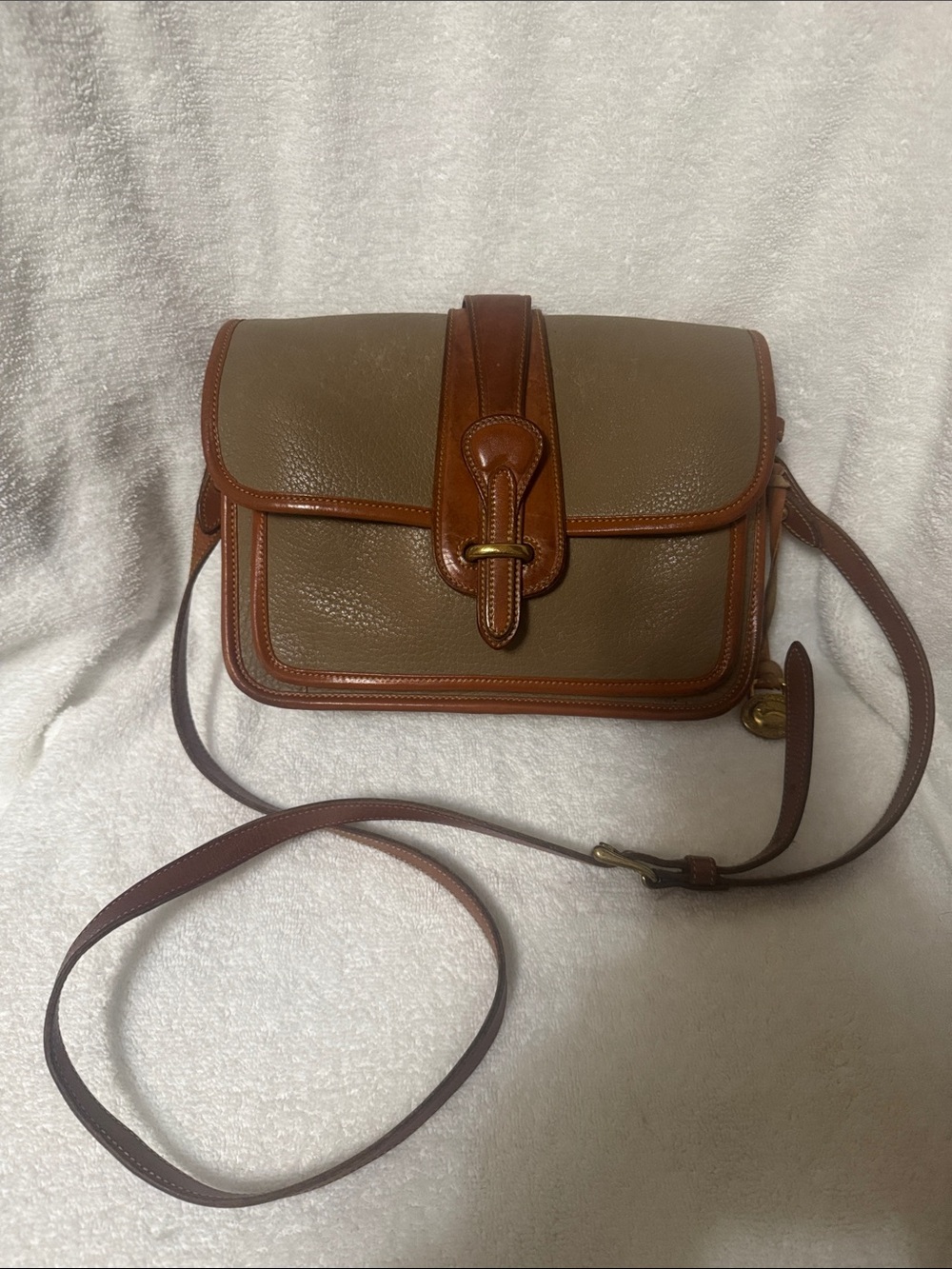 Dooney&Burke Vintage Saddle bag/ Med Size